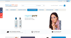 Desktop Screenshot of hairloss101.com